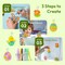 18 Pcs Easter Suncatchers Crafts Set, Suncatcher Window Art Craft Kit for Kids Art & Home School Activities Party Favor Easter Party Supplies